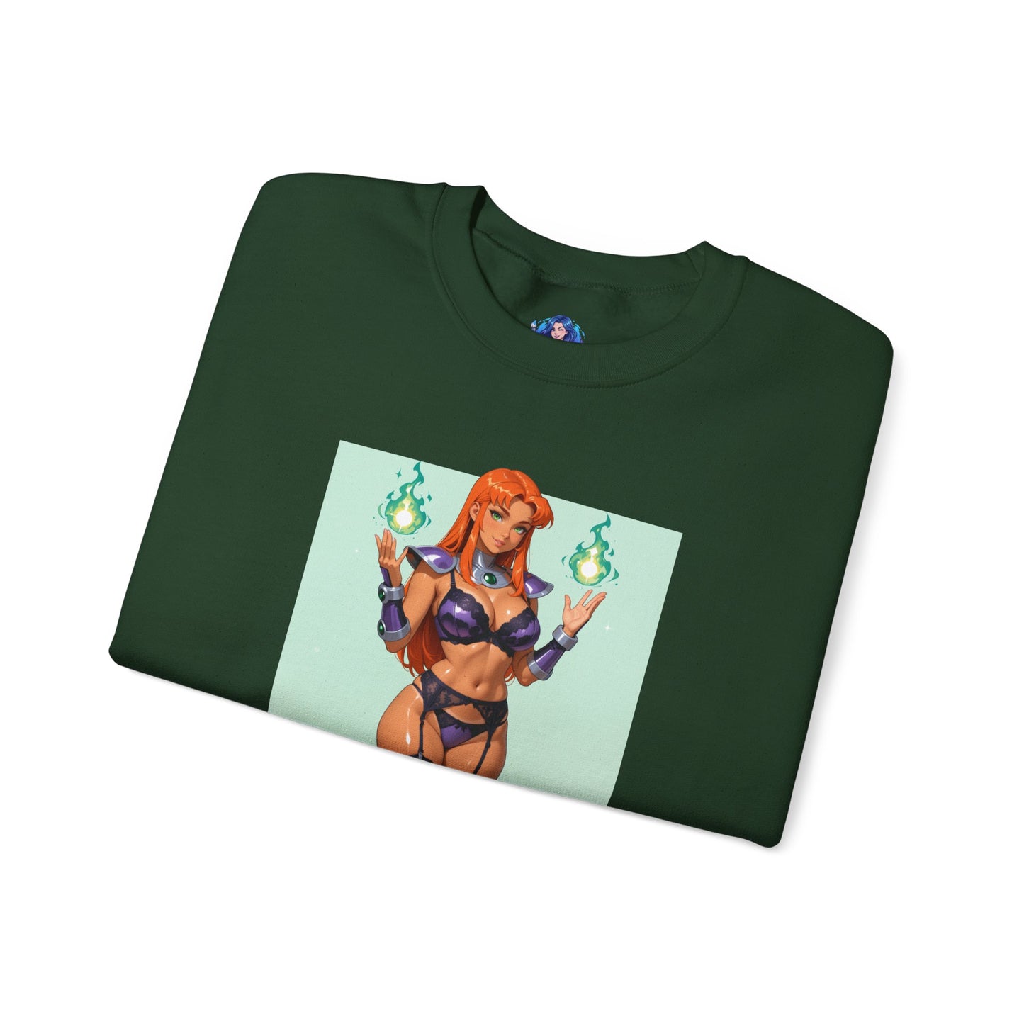 Толстовка Starfire, круглий виріз DC Comics, затишний вуличний одяг супергероїв для фанатів