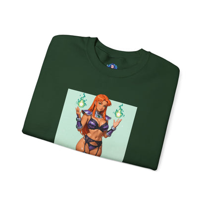 Толстовка Starfire, круглий виріз DC Comics, затишний вуличний одяг супергероїв для фанатів