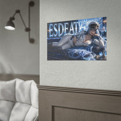 Anime Room Decor Esdeath Akame ga Kill Poster Wall Art Character Print