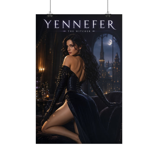Yennefer Poster, The Witcher Wall Art, Fantasy Art Print, Room Decor