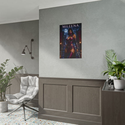 Mortal Kombat Mileena Poster MK Wall Art Print Decor