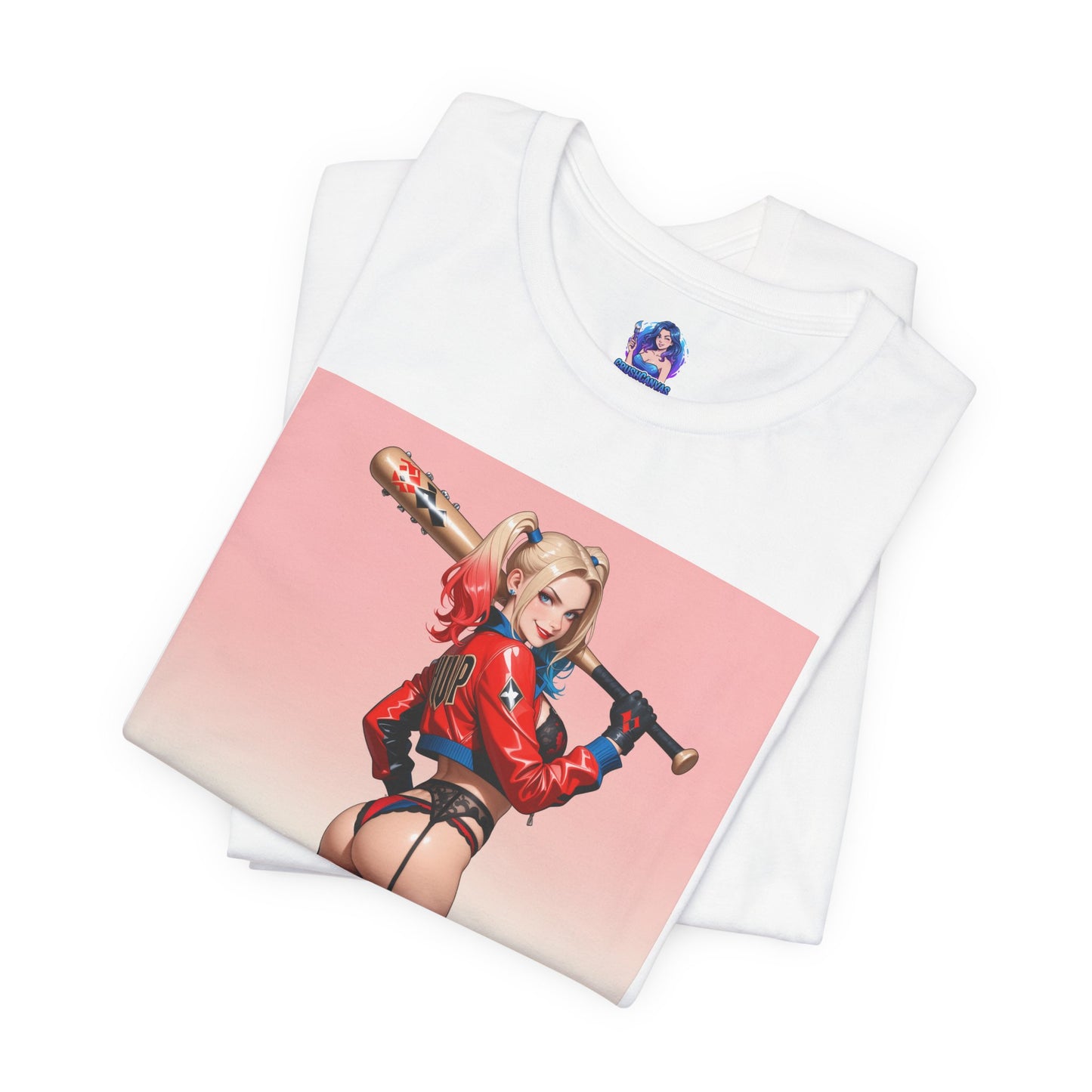 Harley Quinn T-Shirt | DC Comics Waifu-Shirt für Gamer &amp; Fans | Sexy Clown-Girl-Shirt