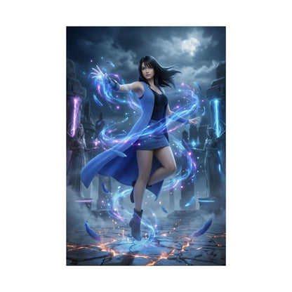 Rinoa Heartilly Poster – Final Fantasy Wall Art Print, RPG Heroine Gift Decor