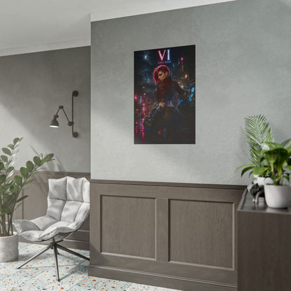 Vi Arcane Poster, League of Legends Wall Art, Gaming Print Decor