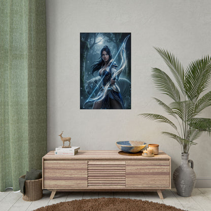 Mirana Dota 2 Poster, Dota 2 Wall Art Print, Archer Princess Decor, Fantasy Game Wall Art, Gamer Gift