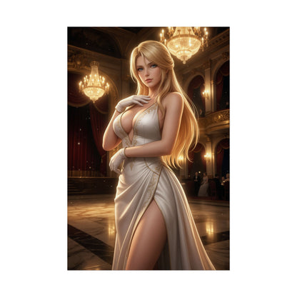 Helena Douglas Dead or Alive Poster Fighter Woman Wall Art Blonde Girl Print Martial Artist Character Gaming Room Decor Gift