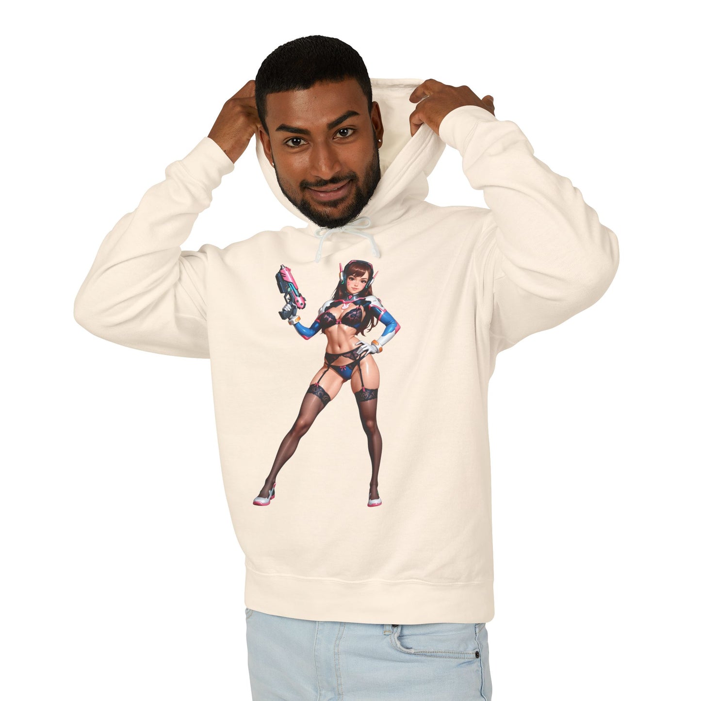 D.Va Hoodie | Overwatch Gamer Hoodie | Anime Mecha Girl Pullover