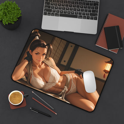 Ibuki Schreibtischunterlage, Street Fighter Ninja Girl Mauspad, Anime Gaming Schreibtisch-Setup