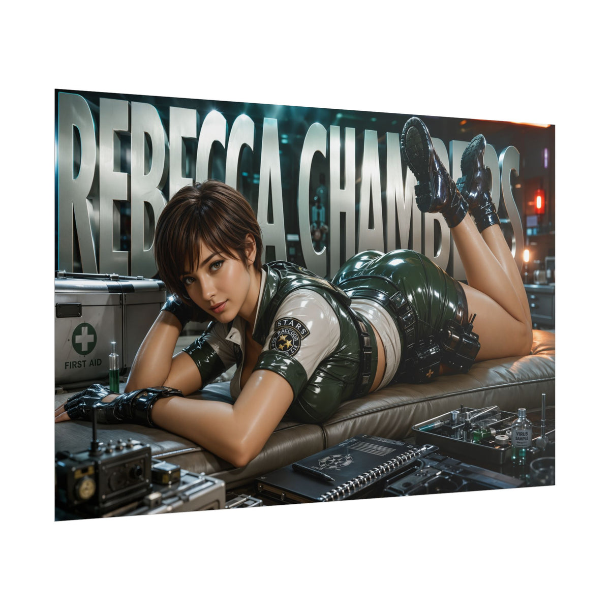 Rebecca Chambers Resident Evil Poster Gaming Wall Art Gamer Room Decor Art Print
