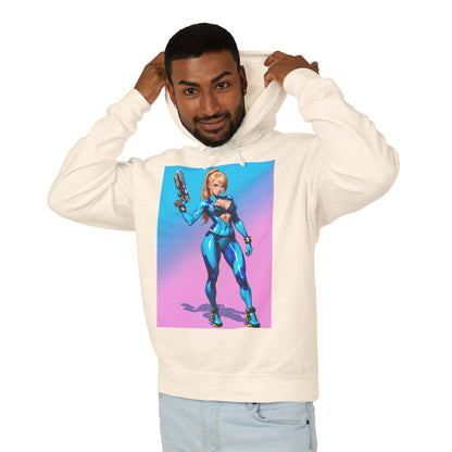 Худі Самус Аран | Худі в нульовому костюмі героїні | Пуловер у стилі аніме з науковою фантастикою