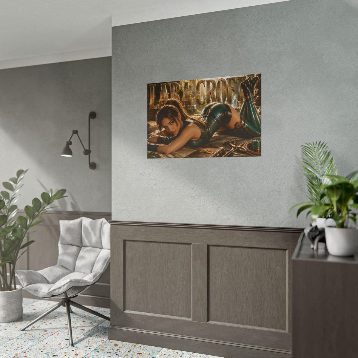Lara Croft Tomb Raider Poster Gaming Wall Art Gamer Room Decor Collectible Print