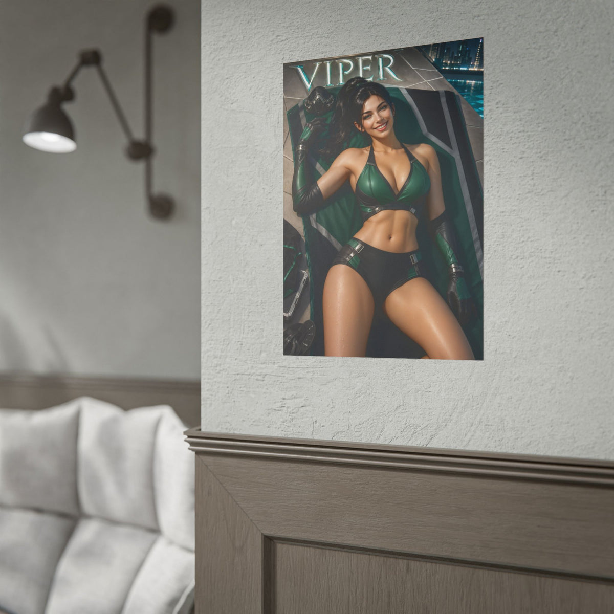 Viper Character Poster Valorant Gamer Gift Gaming Setup Wall Decor Print