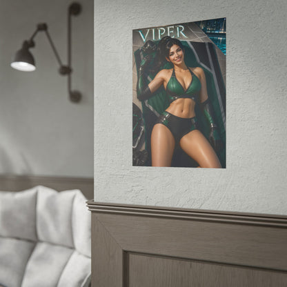 Viper Character Poster Valorant Gamer Gift Gaming Setup Wall Decor Print