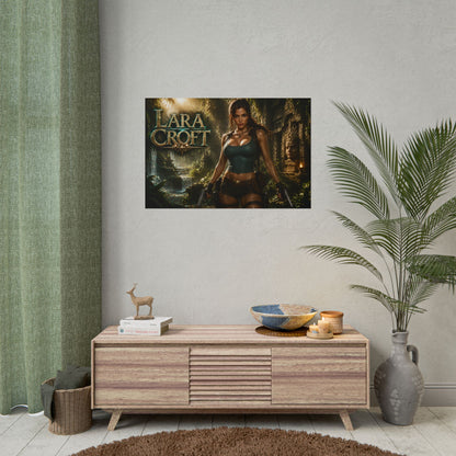 Lara Croft Tomb Raider Wall Art Poster PC Gaming Decor Bedroom Collector Print