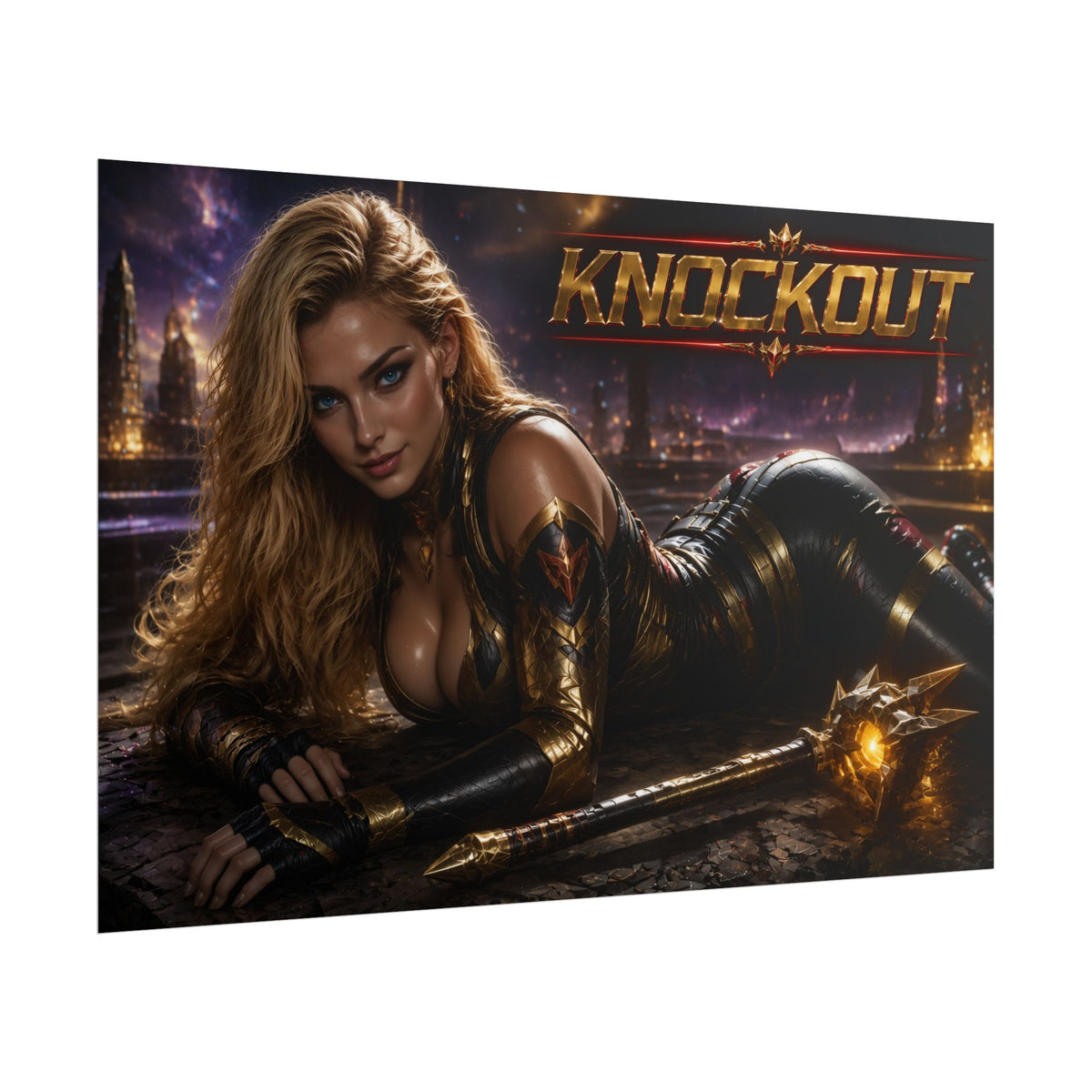 Knockout Comic Poster Character Wall Art Collector Room Decor Art Print