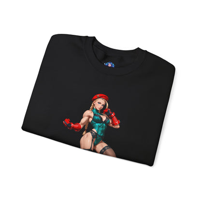 Біла толстовка Cammy, чохол Street Fighter Crewneck, ігровий одяг для бійців та фанатів