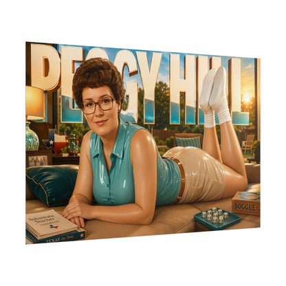Peggy Hill Character Poster King of the Hill Wall Decor Collectible Art Print