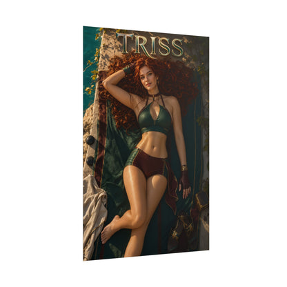 Triss Merigold The Witcher Wall Art Poster Fantasy Bedroom Decor Character Print