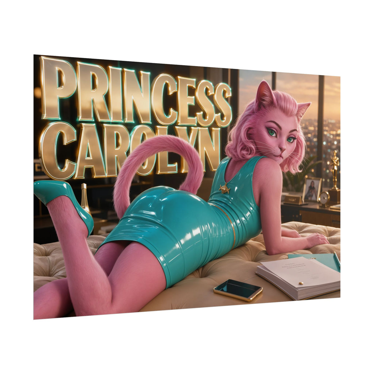Princess Carolyn BoJack Horseman Wall Art Poster Character Decor Collector Gift