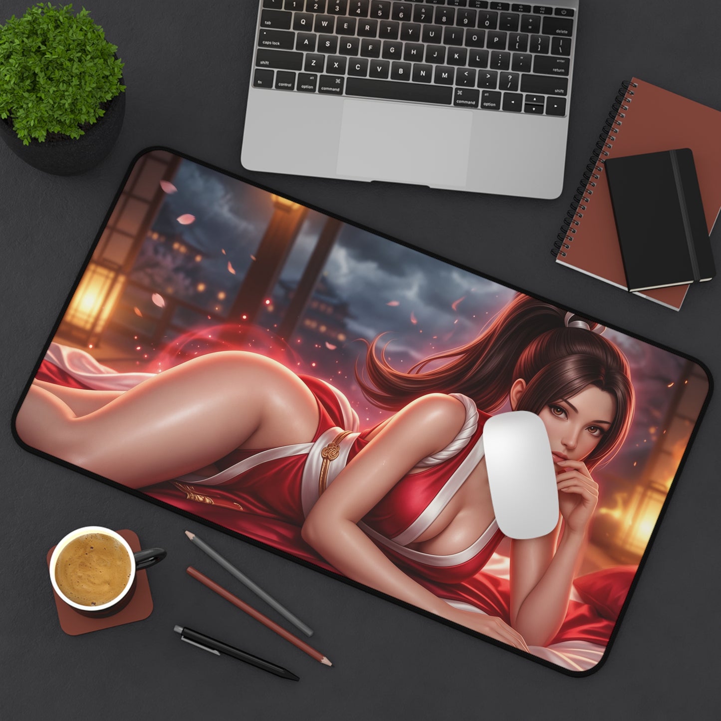 King of Fighters Mouse Pad, Mai Desk Mat, Gamer Gift XXL