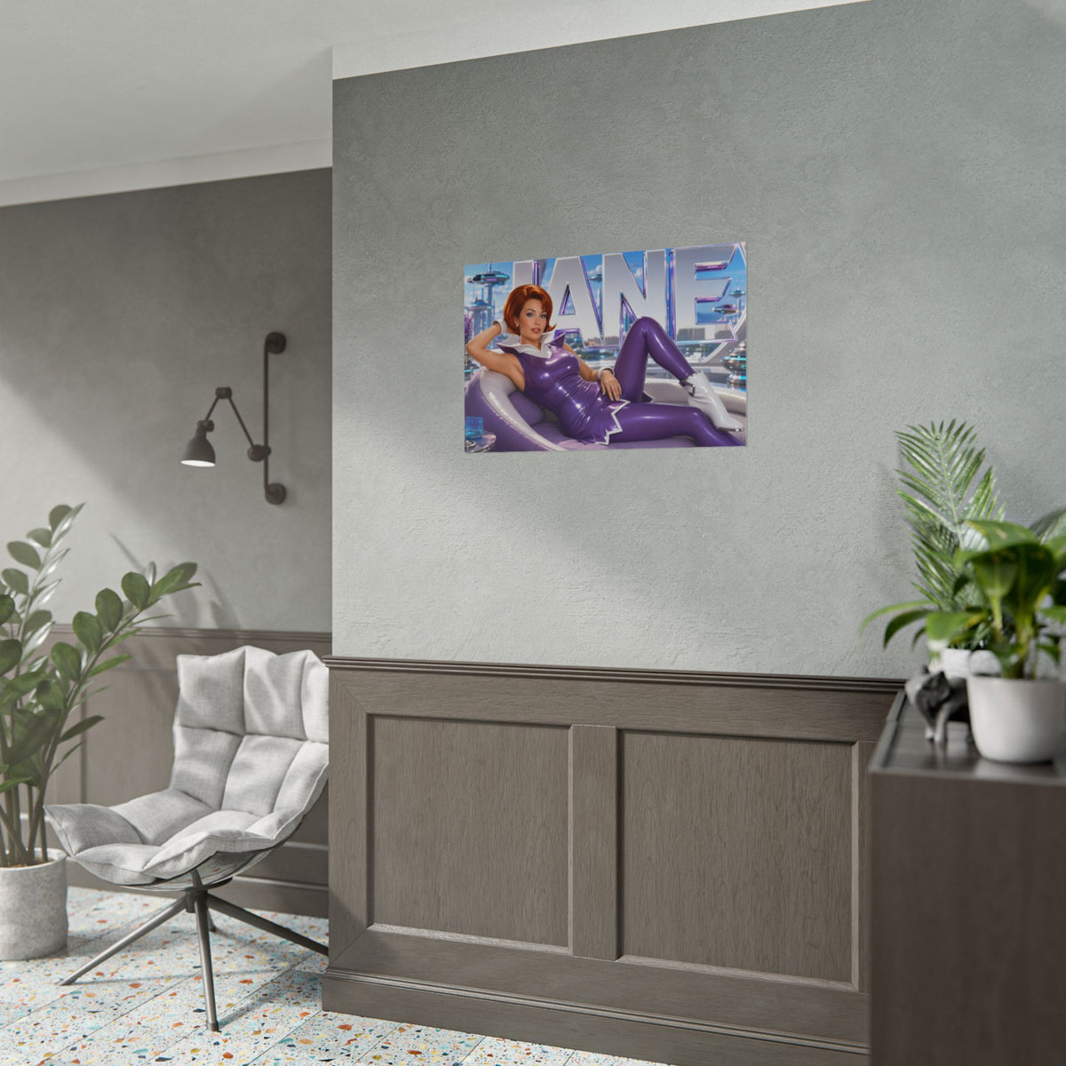 Retro Room Decor Jane Jetson The Jetsons Poster Cartoon Wall Art Character Print
