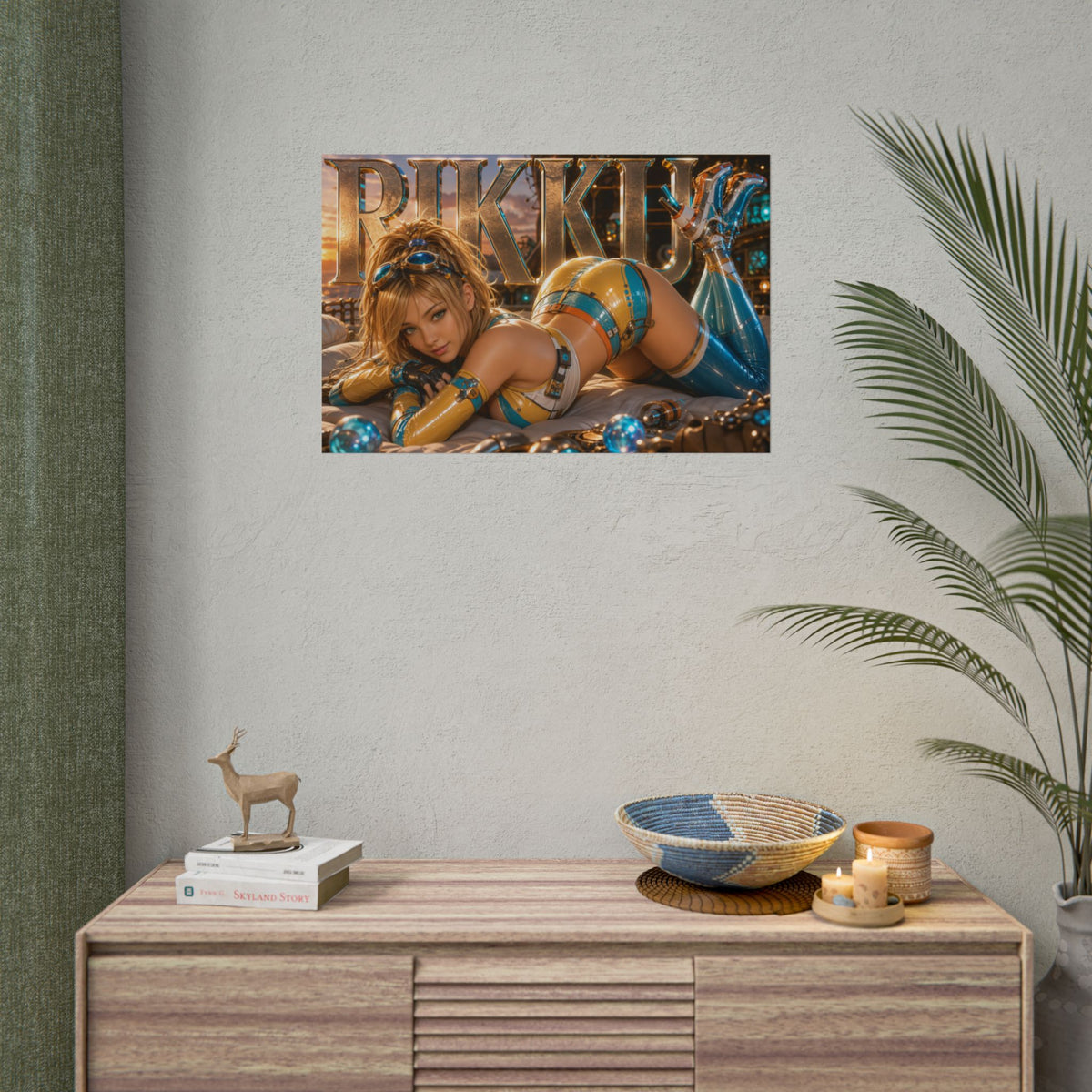 Rikku Poster Gaming Wall Art Gamer Room Decor Collectible Print Wall Decor
