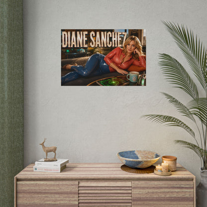 Diane Sanchez Rick and Morty Wall Art Poster Character Decor Collector Gift