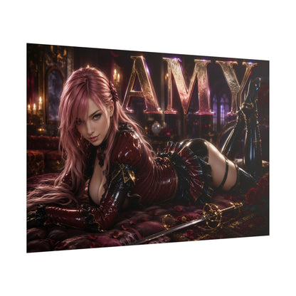 Amy Sorel Soulcalibur Poster Gaming Wall Art Gamer Room Decor Collectible Print