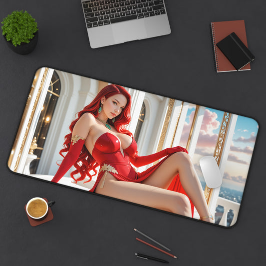 Jessica Rabbit Schreibtischunterlage, Cartoon-Mauspad, Schreibtischdeko im Anime-Stil