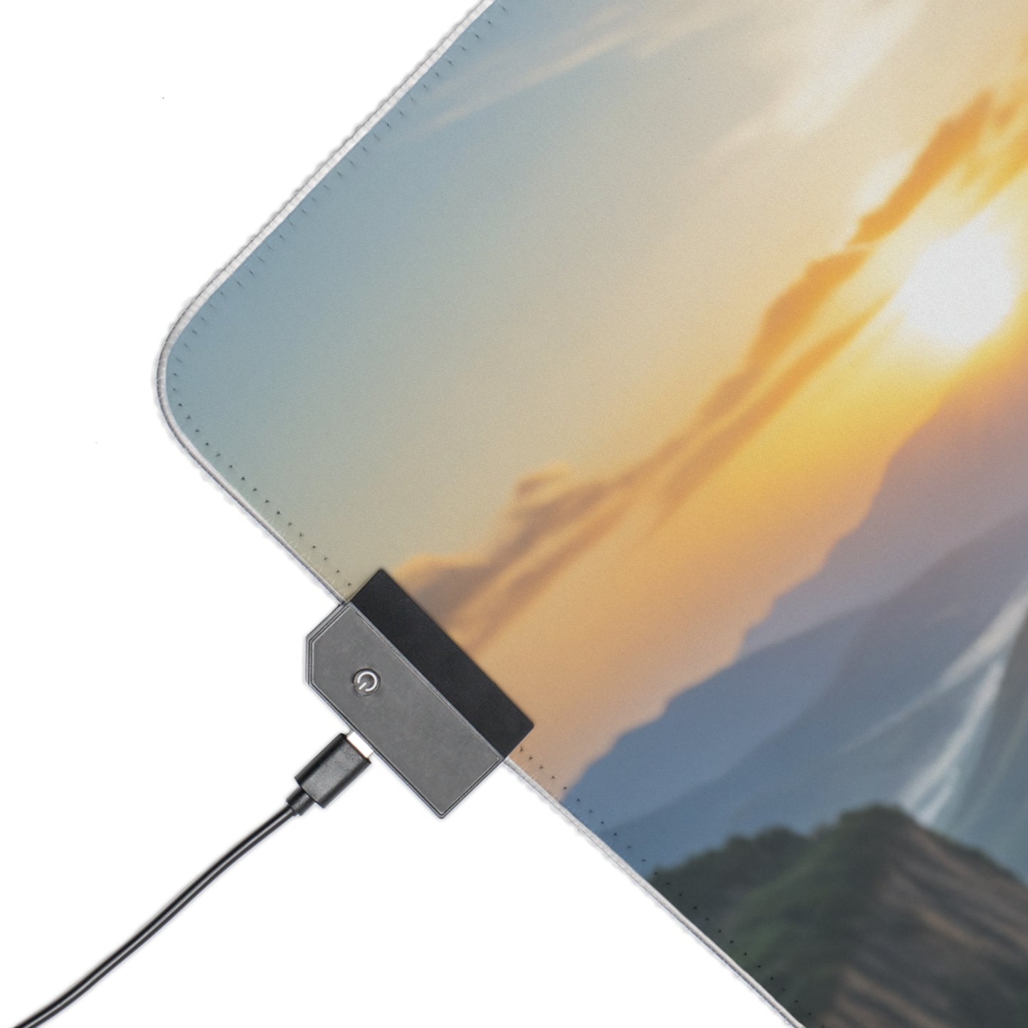 Erza Scarlet Schreibtischunterlage – LED RGB-Pad, Waifu Anime-Mädchen Gaming-Setup