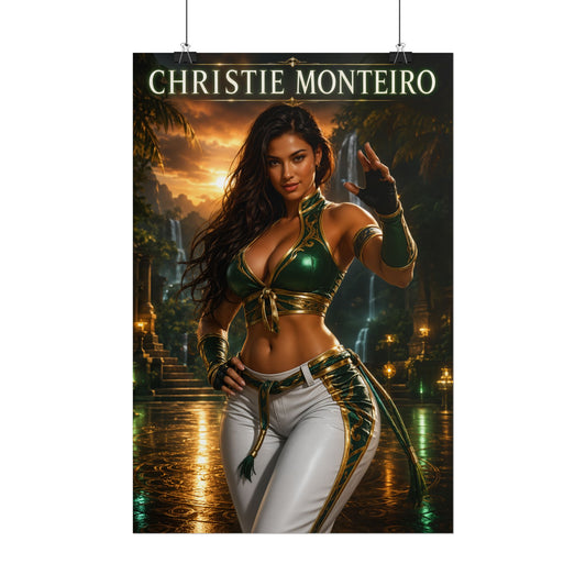 Tekken Christie Monteiro Poster for PC Gaming Setup and Game Room Decor