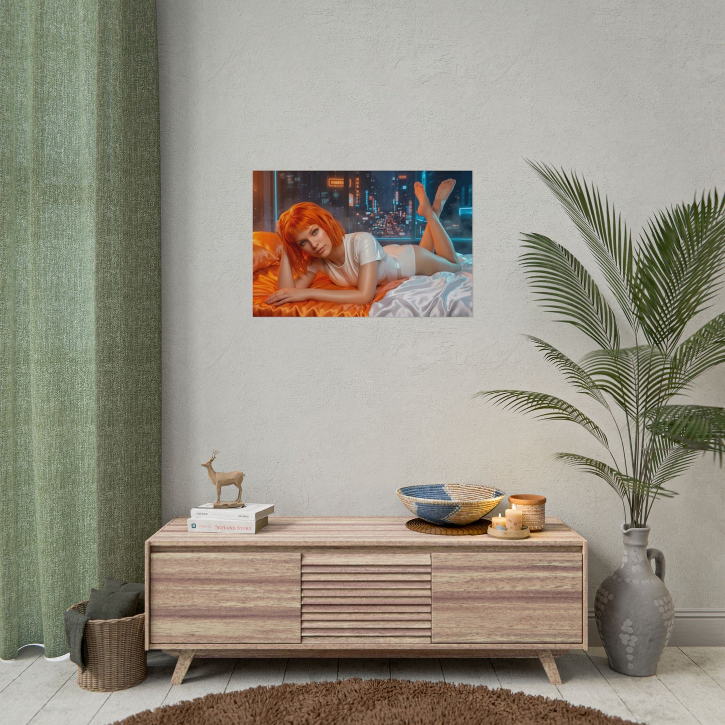 Leeloo Poster, Fifth Element Wall Art, Sci Fi Print Decor
