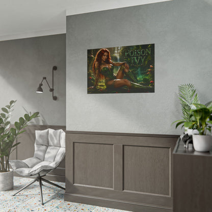 Comic Wall Art Poison Ivy Poster Heroine Room Decor Collectible Character Print