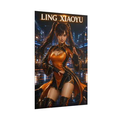 Ling Xiaoyu Tekken 8 Poster Gaming Wall Art Print Decor