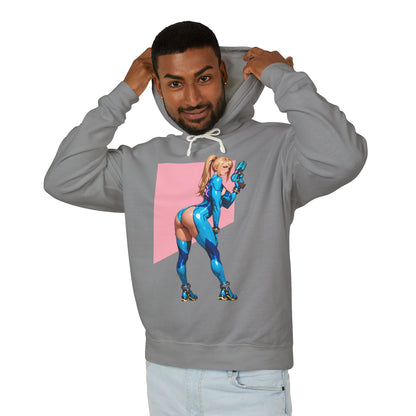 Худі Samus Aran | Худі в ретро-стилі з принтом | Пуловер у піксельному стилі з аніме