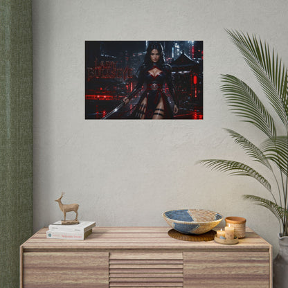 Lady Bullseye Character Poster Comic Style Wall Decor Bedroom Collector Gift