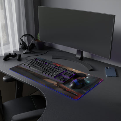 Ada Wong RGB Mouse Pad – Resident Evil LED Desk Mat, Survival Gamer Setup