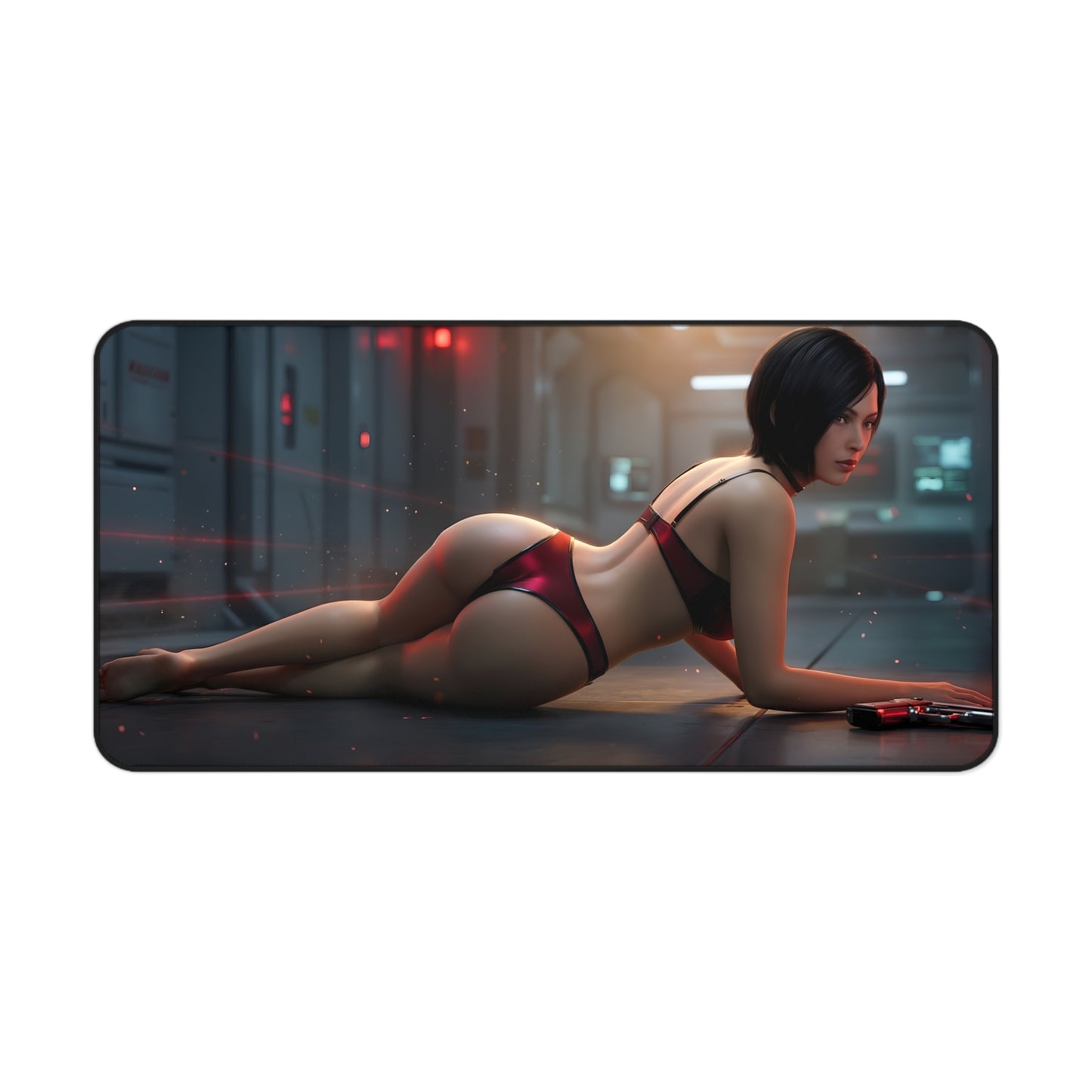 Ada Wong Mouse Pad – Tactical Action Gaming Mouse Pad, Stylish Gamer Desk Decor featuring tactical artwork and smooth glide for competitive gaming setups