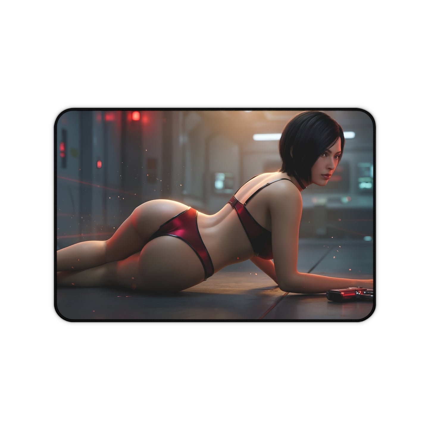 Ada Wong Mouse Pad – Tactical Action Gaming Mouse Pad, Stylish Gamer Desk Decor with tactical artwork on premium smooth-glide surface
