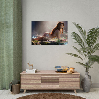 Aerith Poster – Final Fantasy Wall Art Print, Fantasy Game Decor