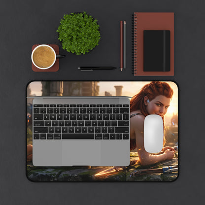 Aloy Mouse Pad – Horizon Game Gaming Mouse Pad, Stylish Gamer Desk Decor featuring detailed Aloy artwork on a premium gaming mouse pad