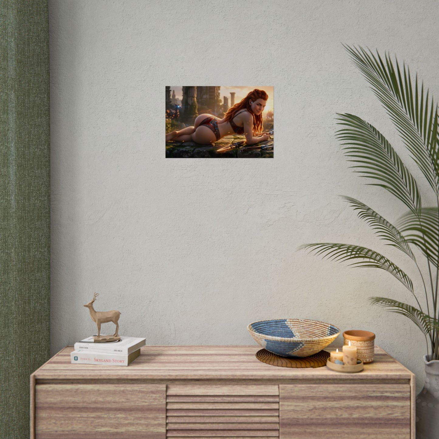 Aloy Poster – Horizon Zero Dawn Wandkunstdruck, Action-Game-Deko