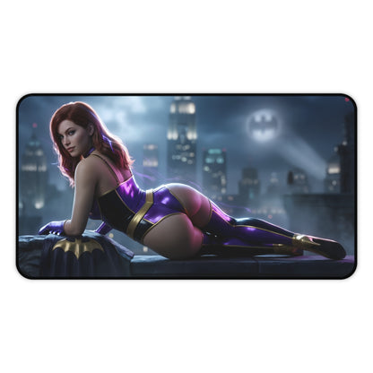 Batwoman Mouse Pad – DC Hero Gaming Mouse Pad, Stylish Gamer Desk Decor showing Batwoman art on premium non-slip gaming desk pad