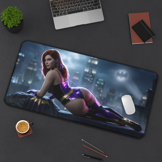 Batwoman Mouse Pad – DC Hero Gaming Mouse Pad, Stylish Gamer Desk Decor featuring Batwoman art on a large gaming desk pad