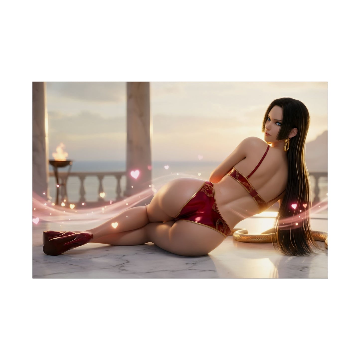 Boa Hancock Poster – One Piece Wall Art Print, Anime Decor