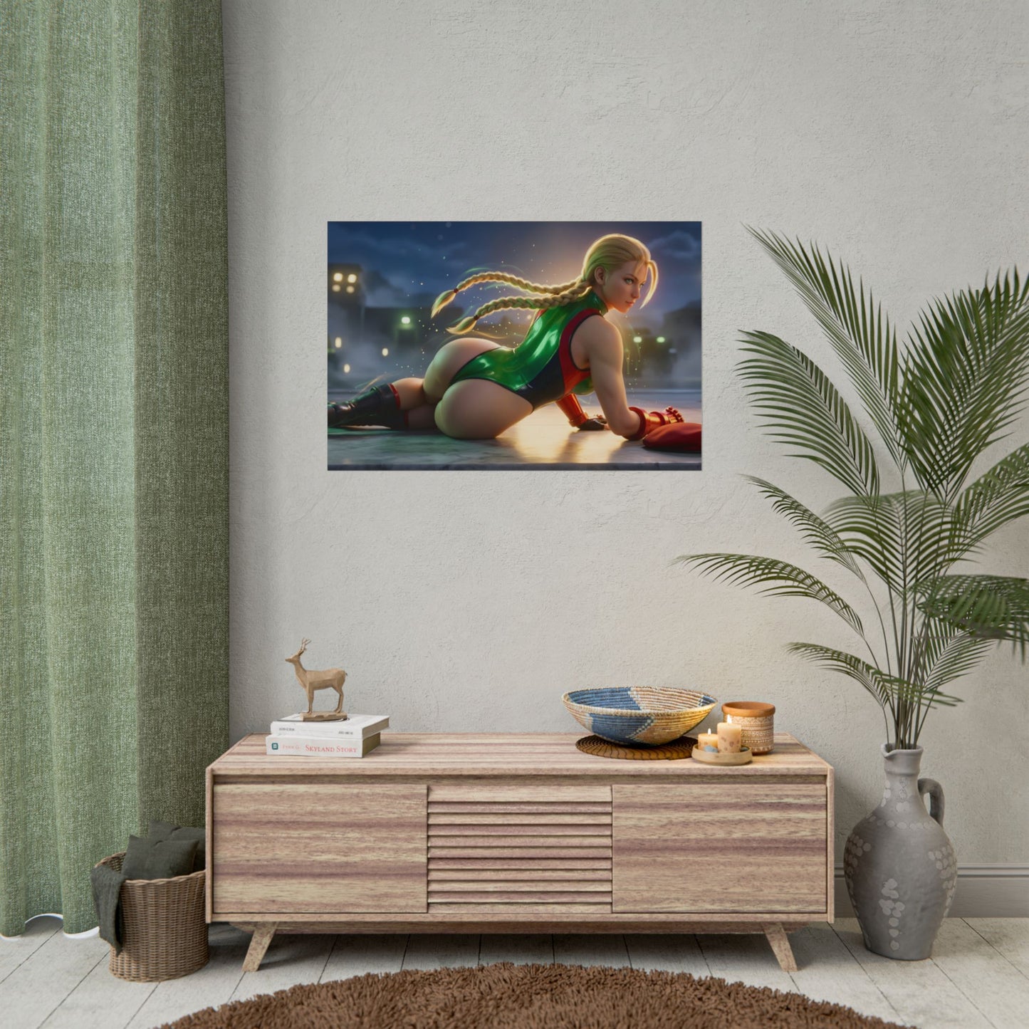 Cammy White Poster – Street Fighter Wall Art Print, Fighting Game Decor