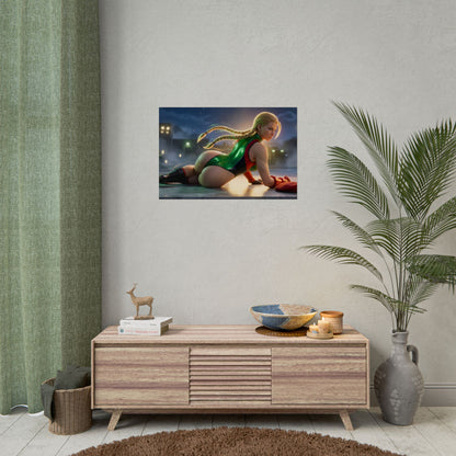 Cammy White Poster – Street Fighter Wall Art Print, Fighting Game Decor