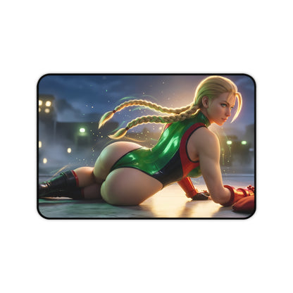 Cammy White Mouse Pad – Street Fighter Gaming Mouse Pad, Stylish Gamer Desk Decor featuring dynamic Cammy artwork, smooth glide and durable stitching