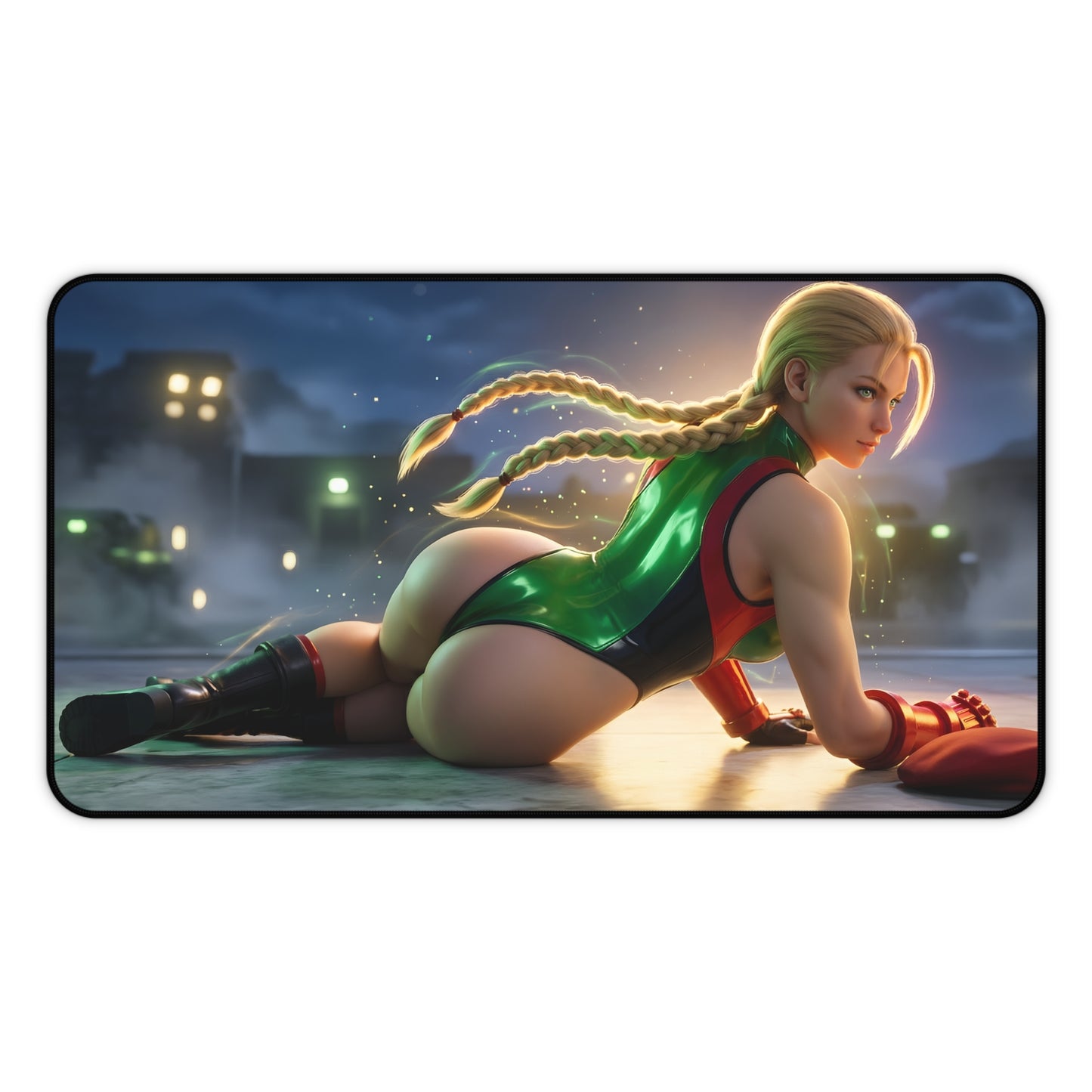 Cammy White Mouse Pad – Street Fighter Gaming Mouse Pad, Stylish Gamer Desk Decor featuring Cammy artwork on premium gaming mouse pad