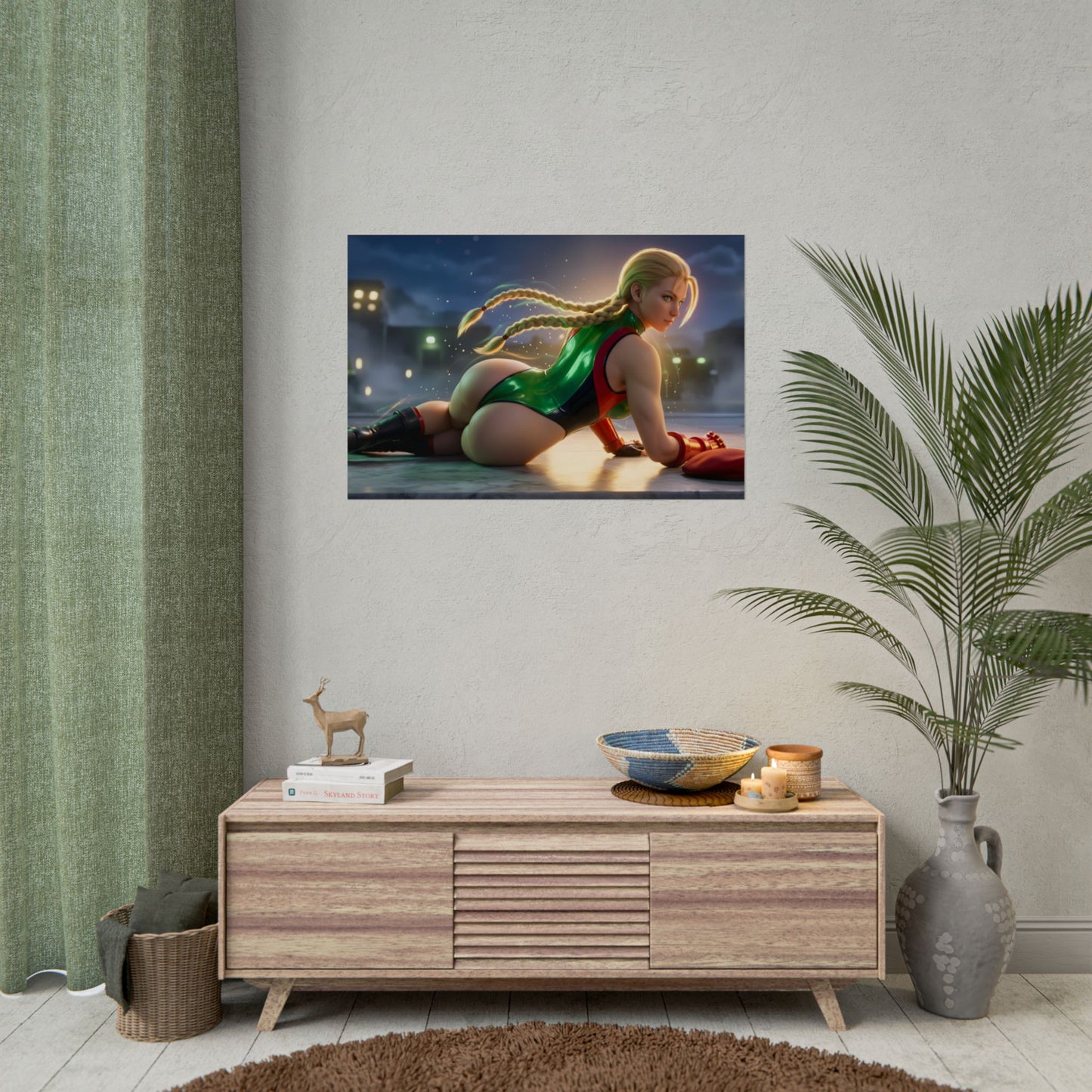 Cammy White Poster – Street Fighter Wall Art Print, Fighting Game Decor
